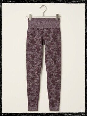 Gymshark Women's Adapt Seamless Purple Camo Leggings - Size Small